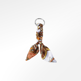 Taschenanhänger Foulard braun