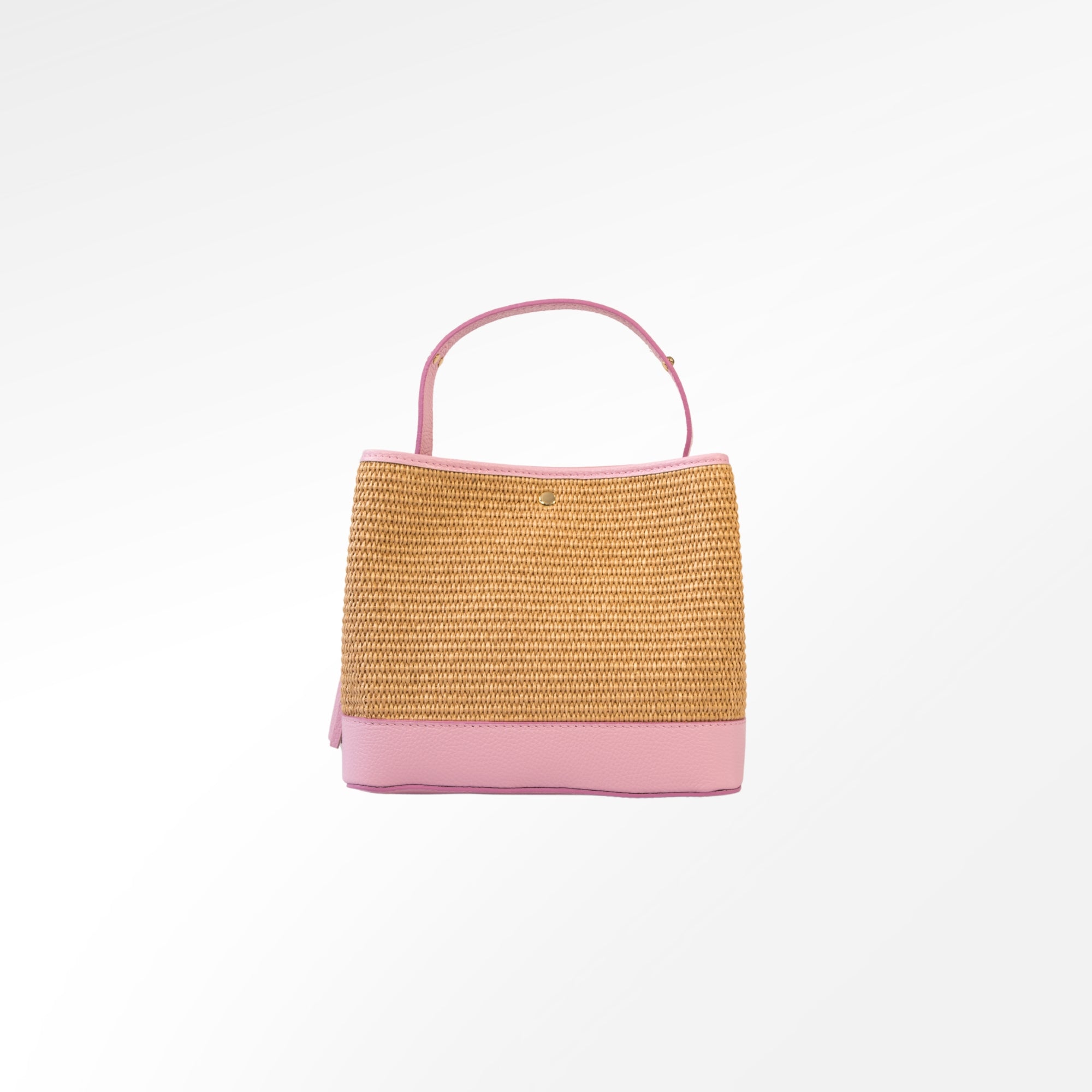 Raffia bag Leandra rose