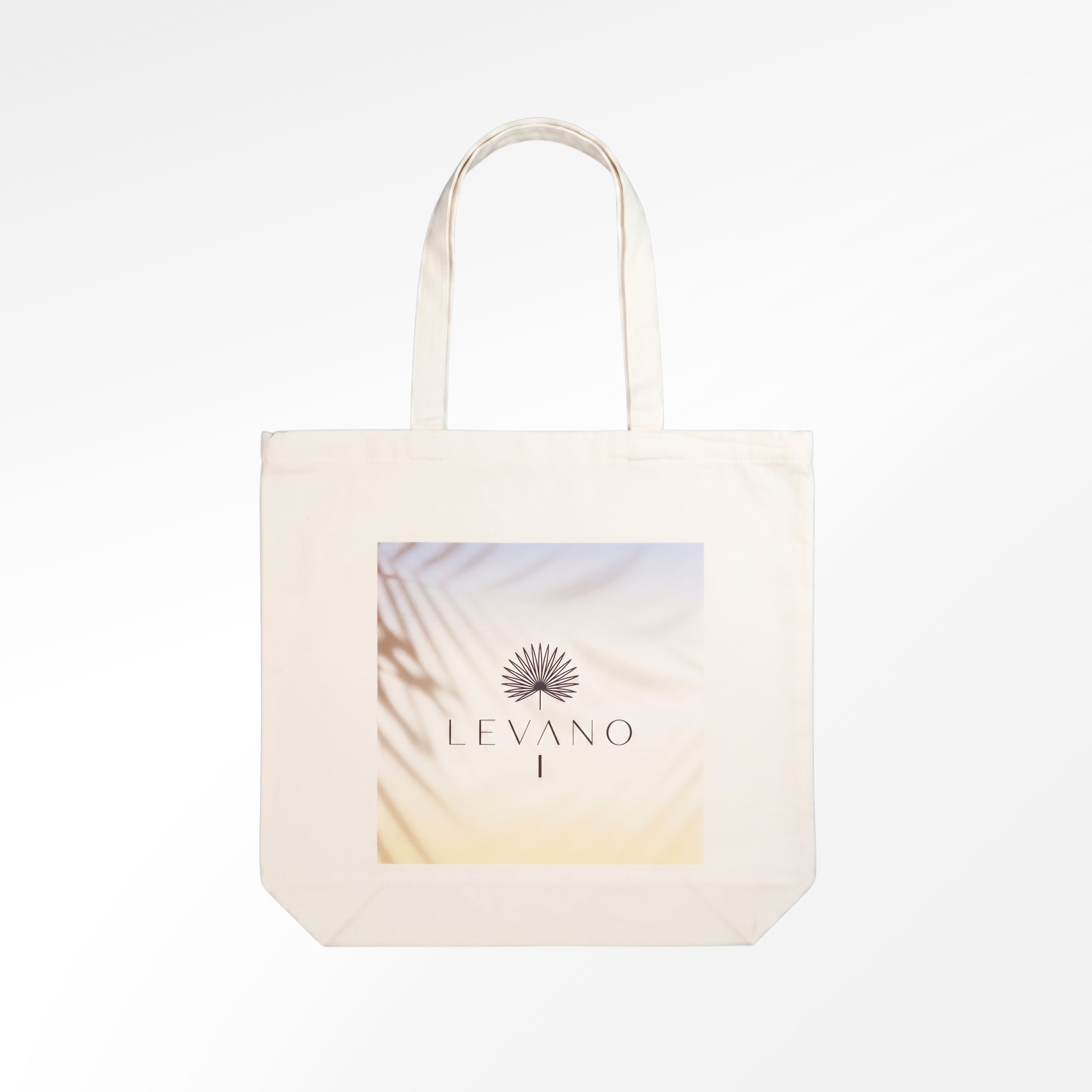 Limited grosse Baumwolltasche Levano mit Reissverschluss
