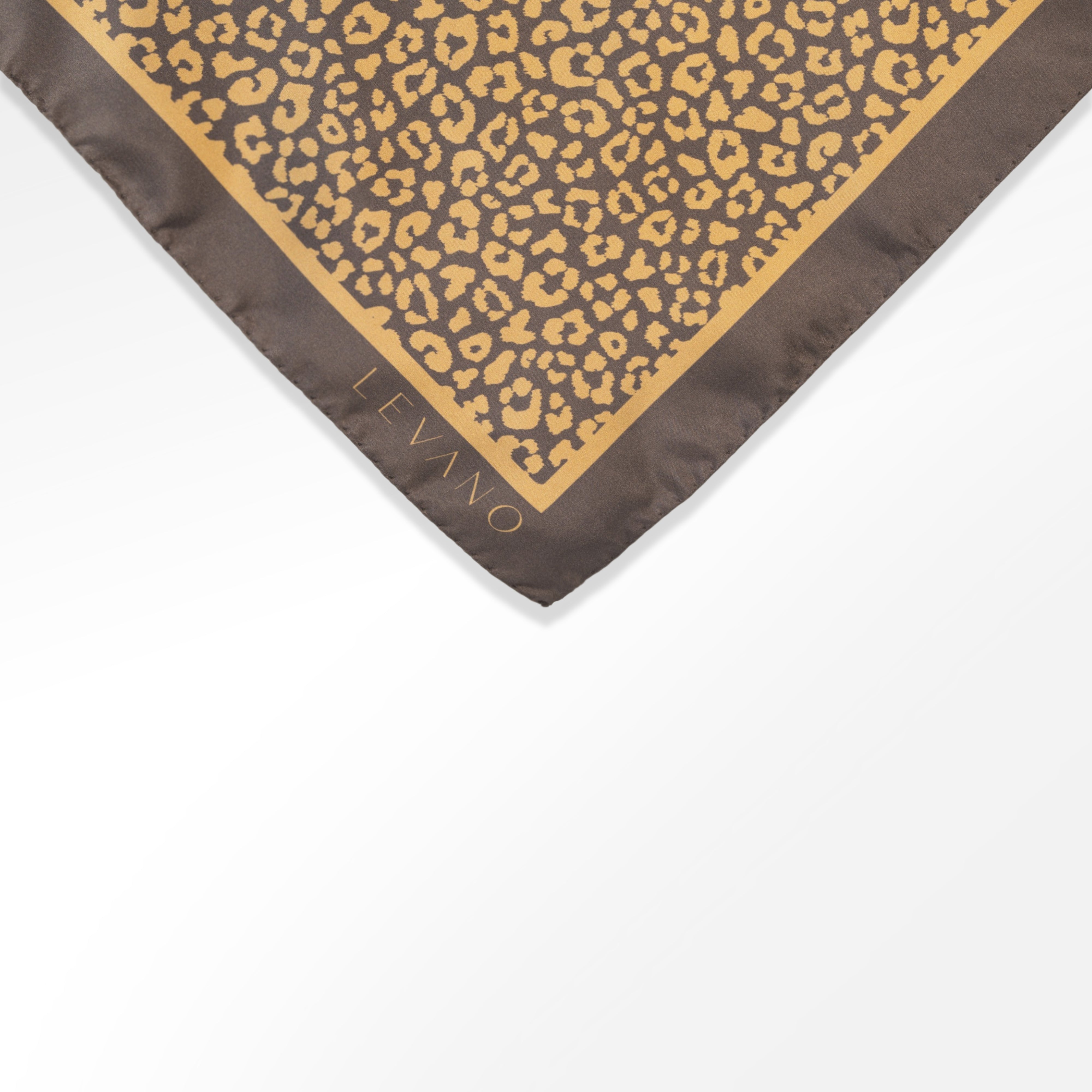 Seidentuch 90x90 Leopard