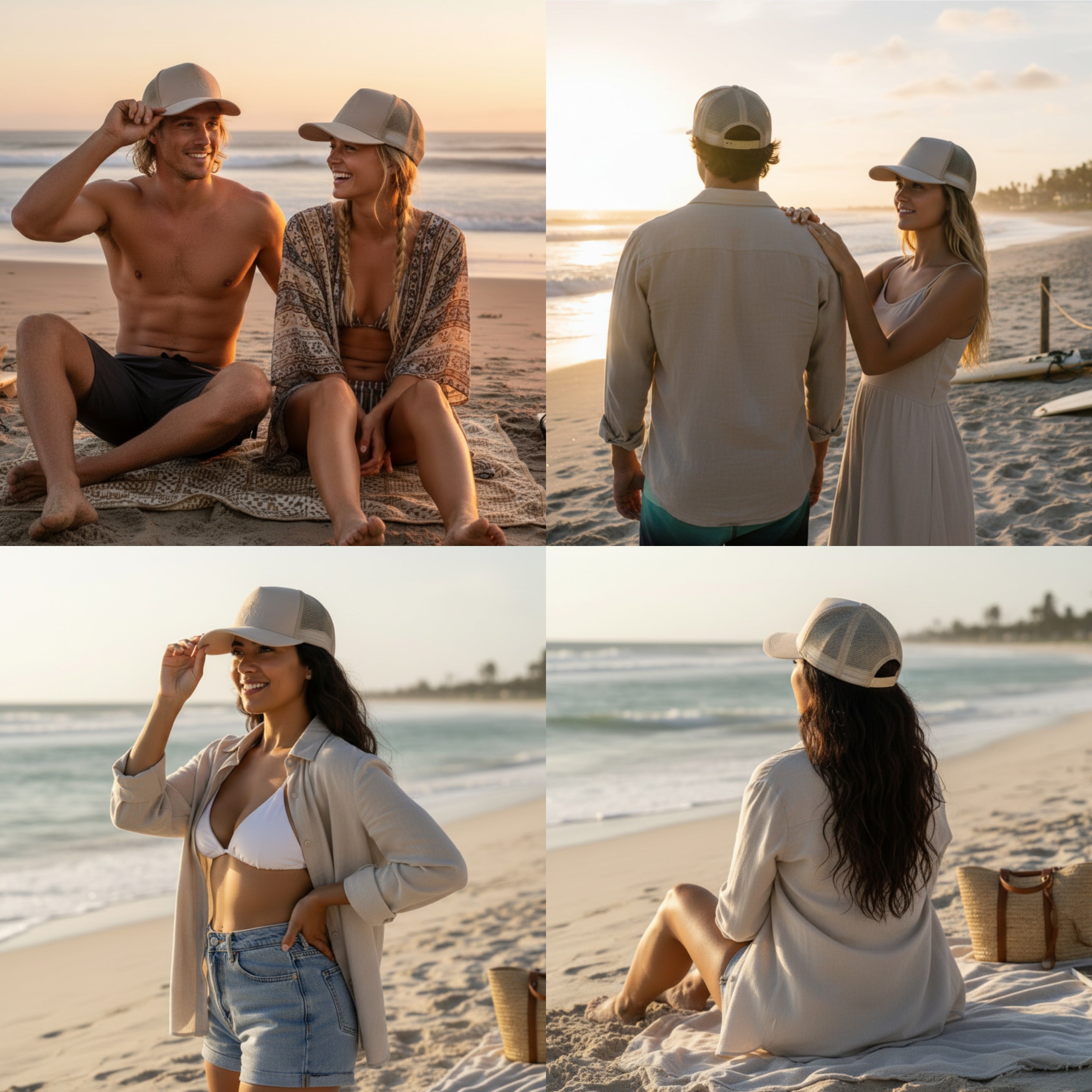 Trucker Cap Beige